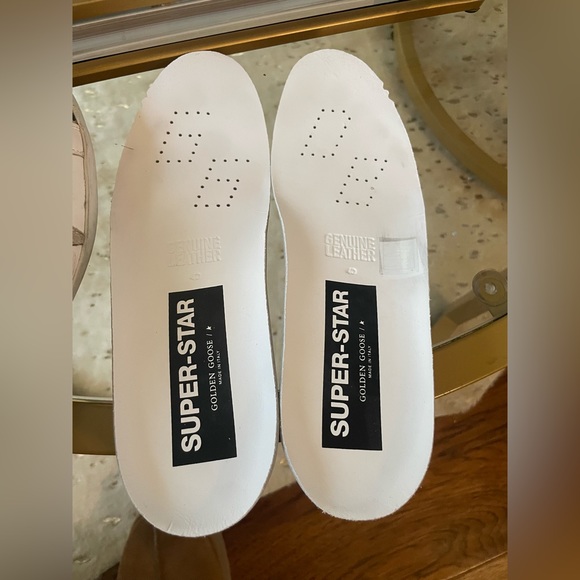 Golden Goose Super-Star with multi-color leopard-print and blue heel tab - Picture 7 of 8